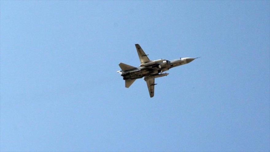 Vídeo: Cazas sirios destruyen gran convoy de Daesh