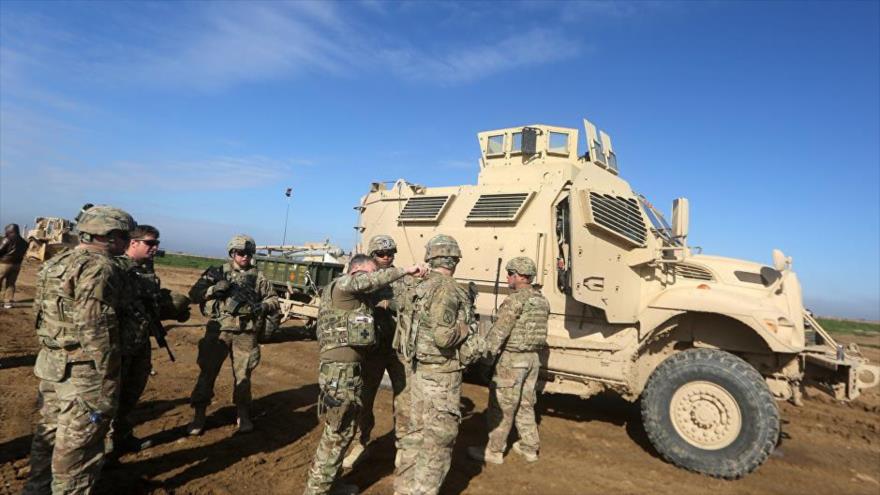 Fuerzas estadounidneses desplegadas en el norte de Siria.