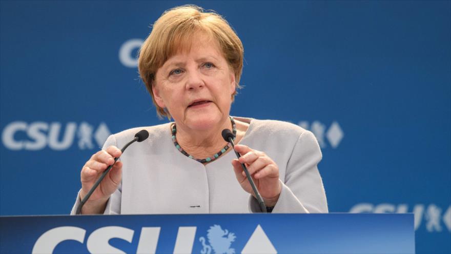 Merkel llama a más independencia de Europa de EEUU de Trump