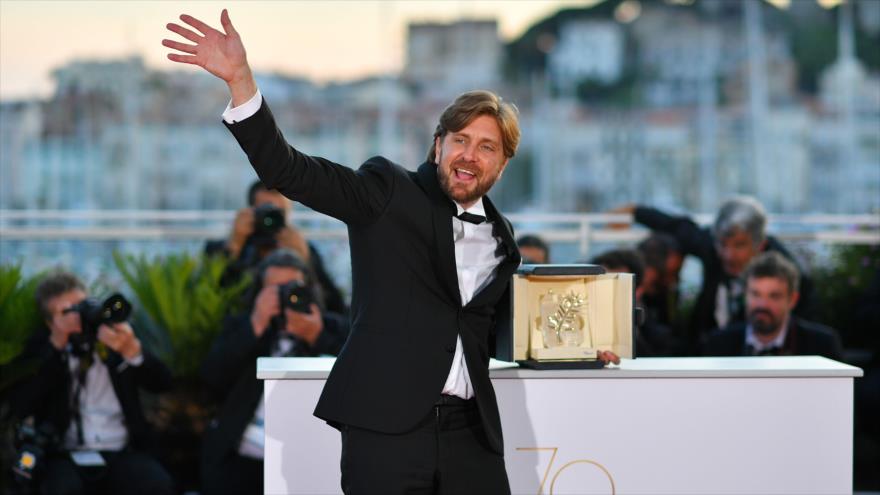 Ruben Ostlund , director de “The Square”, filme ganador de la Palma de Oro del Festival de Cannes 2017 en Francia, 28 de mayo de 2017.