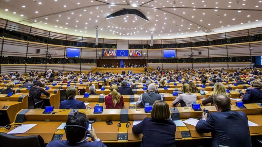 Una sesión de la Eurocámara en Bruselas, capital de Bélgica.