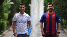 Lucha Messi-Ronaldo ya en Irán: Encuentran doble iraní de Ronaldo