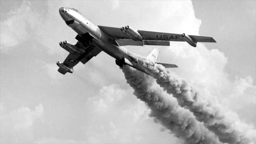 Un bombardero B-47 estadounidense.