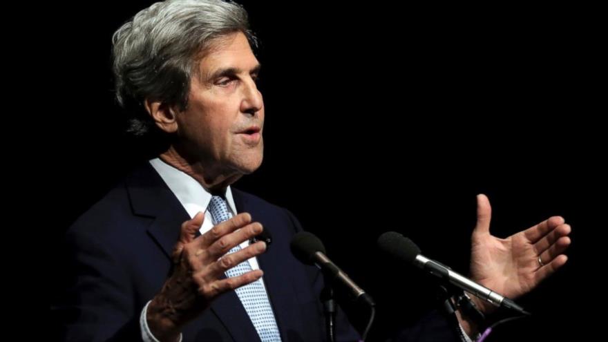 El exsecretario de Estado de EE.UU. John Kerry habla en una conferencia en San Francisco, 5 de junio de 2017.