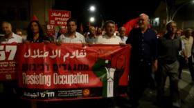 Cientos de israelíes denuncian 50 años de ocupación de Palestina