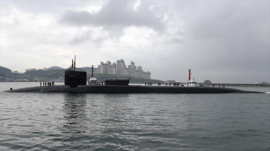 Submarino nuclear de ataque de EEUU ya está en Corea del Sur