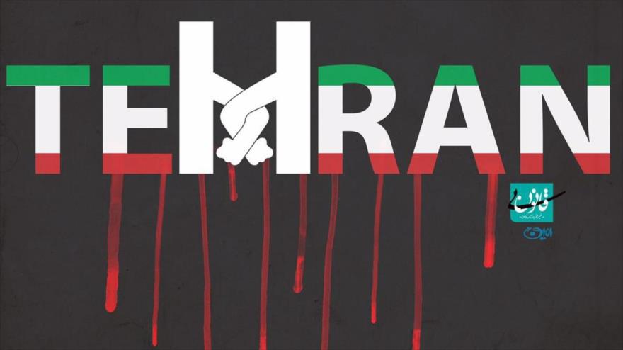 Usuarios iraníes de las redes sociales piden la unidad tras los atentados terroristas en Teherán (capital), 7 de junio de 2017.