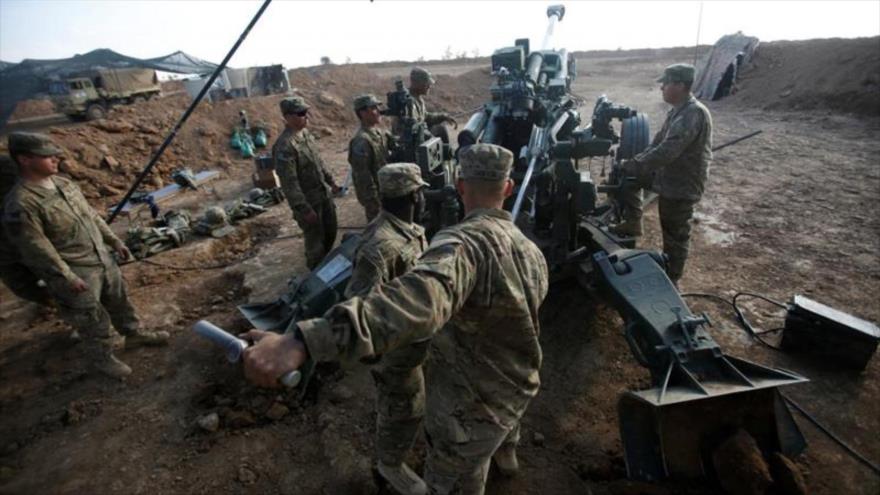 Las fuerzas estadounidenses inician el posicionamiento previo de la artillería pesada para ayudar a los ‘rebeldes’ sirios.