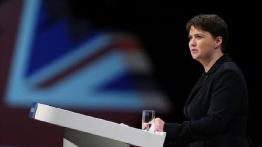 La líder del Partido Conservador escocés, Ruth Davidson.
