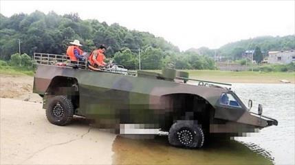 China desarrolla el vehículo blindado anfibio más rápido del mundo