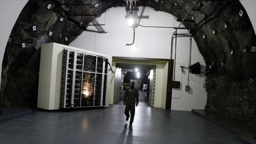 El NORAD (Comando Aeroespacial de Norteamérica) en Colorado Springs, responsable de la defensa externa de EE.UU.