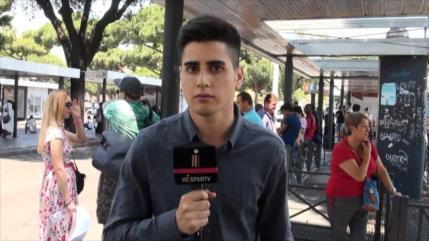 Huelga del sector de transporte en Italia genera caos en transito