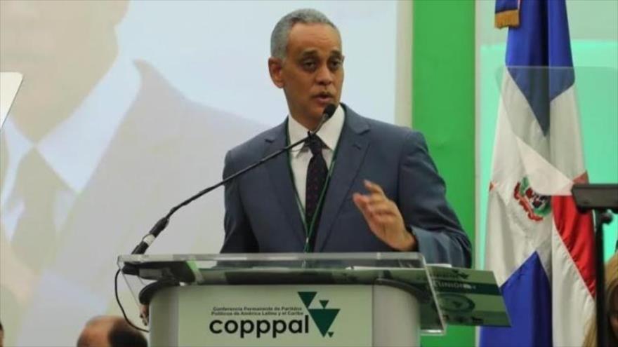 Manolo Pichardo, presidente de la Conferencia Permanente de Partidos Políticos de América Latina y el Caribe (COPPPAL).