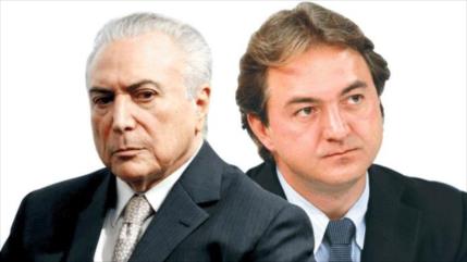 Temer niega acusación de Batista de ser jefe de mafia de sobornos
