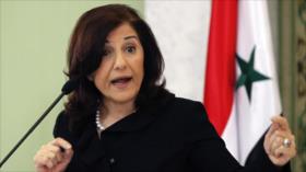 Asesora de Al-Asad: EEUU y sus aliados patrocinan a Daesh