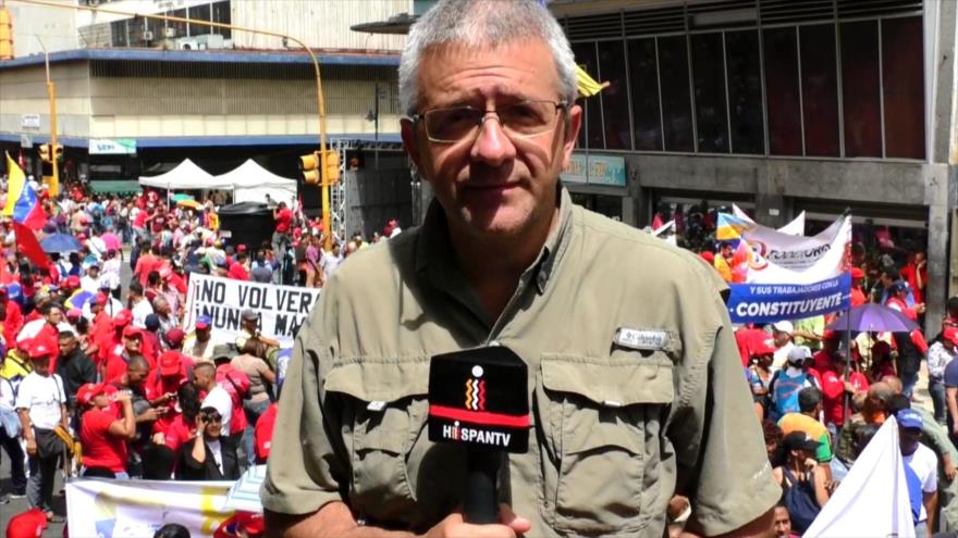 Marcha antimperialista denuncia intromisión externa en Venezuela