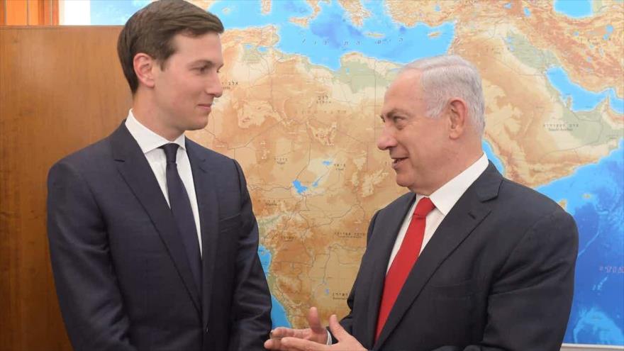 Jared Kushner, yerno y asesor del presidente estadounidense (izda.), se reúne con el premier israelí, Benjamín Netanyahu, 21 de junio de 2017.