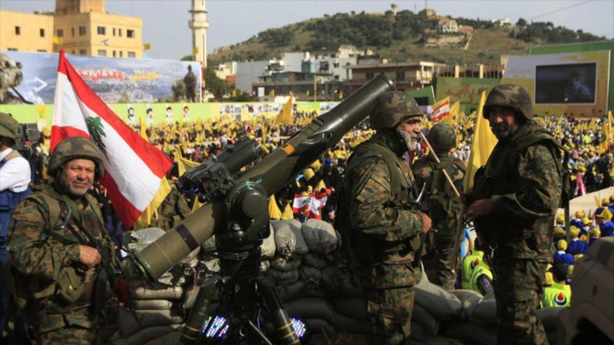 Combatientes del Movimiento de la Resistencia Islámica de El Líbano (Hezbolá).