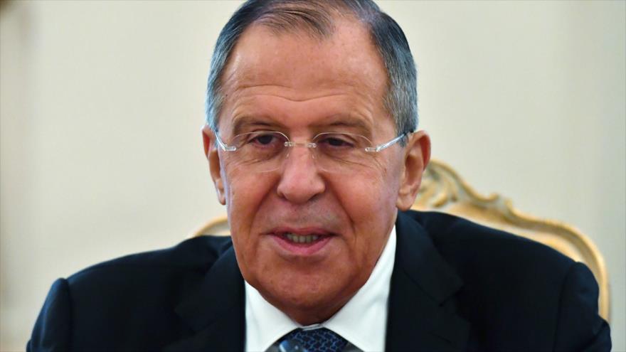 El canciller ruso, Serguei Lavrov, en una reunión oficial en Moscú (capital), 16 de junio 2017.