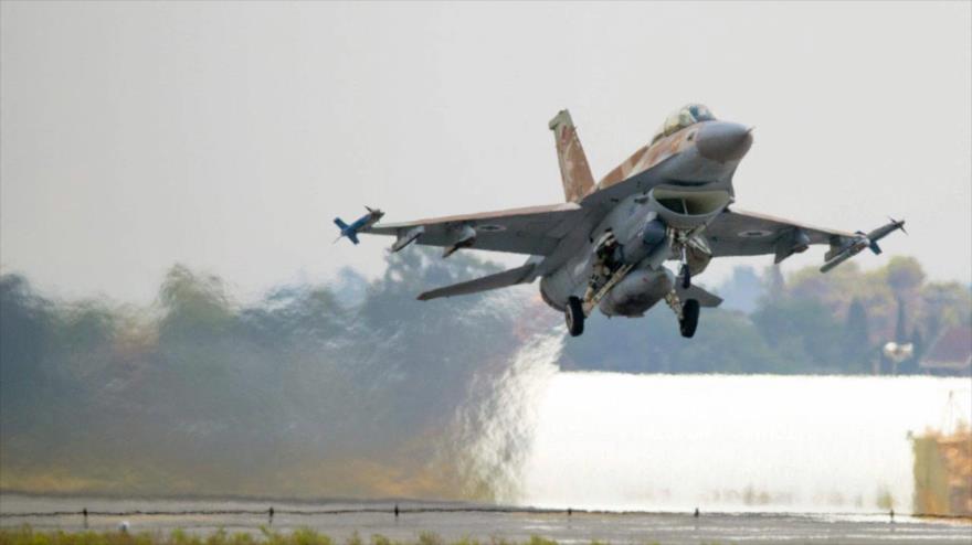 Un avión de combate israelí modelo F-16I, en la base aérea de Ramat David, en el valle de Yezreel, 28 de junio de 2016.