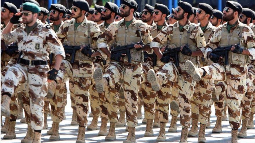 Fuerzas terrestres del Cuerpo de los Guardianes de la Revolución Islámica de Irán (CGRI).