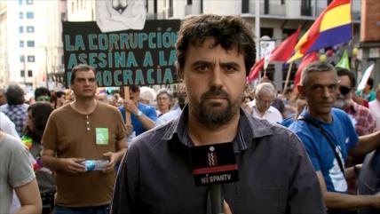 Madrileños se movilizan contra la corrupción sistemática del PP