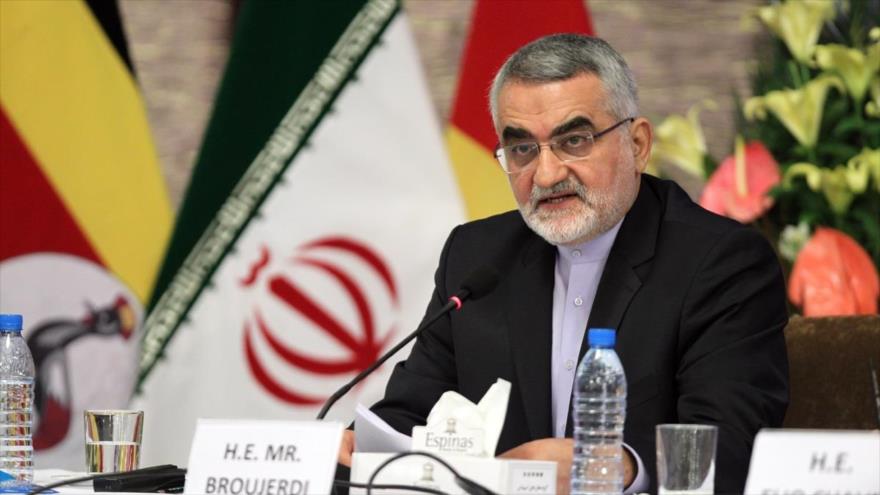 El presidente de la Comisión de Seguridad Nacional y Política Exterior del Parlamento iraní, Alaeddin Boruyerdi.