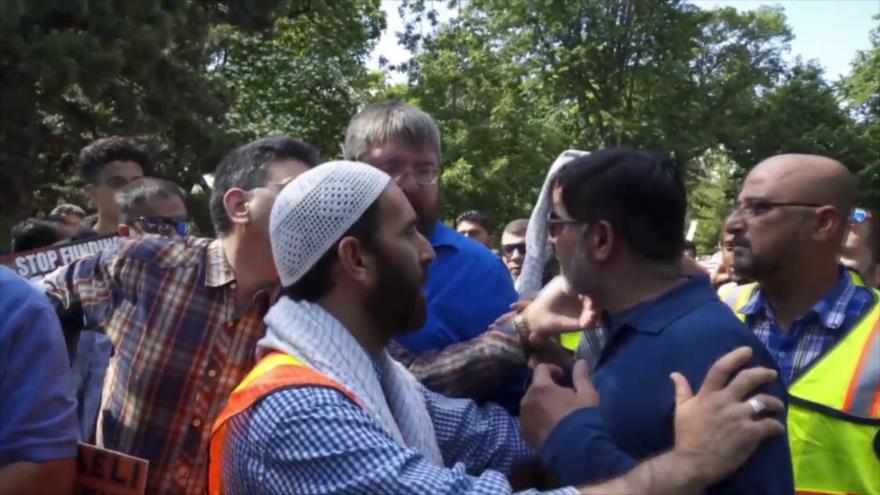 Extremistas judíos irrumpen en marcha propalestina en Canadá