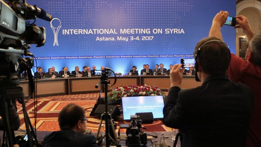 La ciudad de Astaná, capital de Kazajistán, acoge la cuarta ronda de diálogos de paz sirio, 3 y 4 de mayo de 2017.