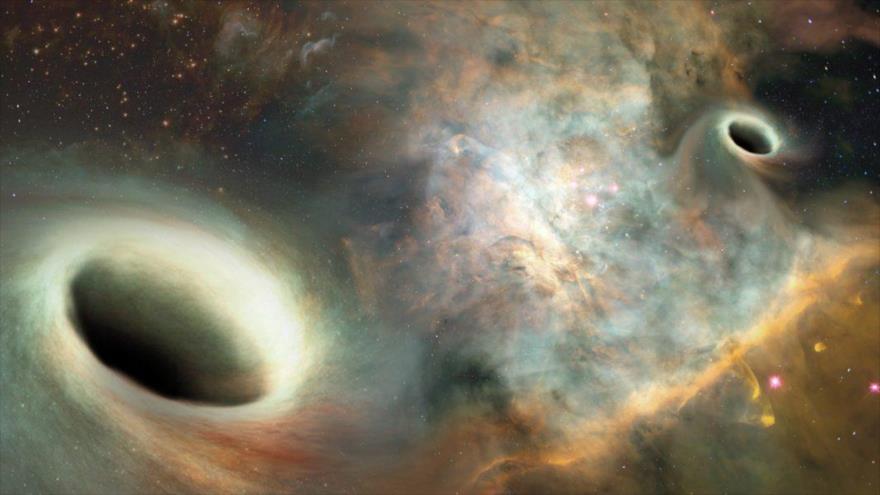 Hacen primera observación de movimiento orbital entre agujeros negros.