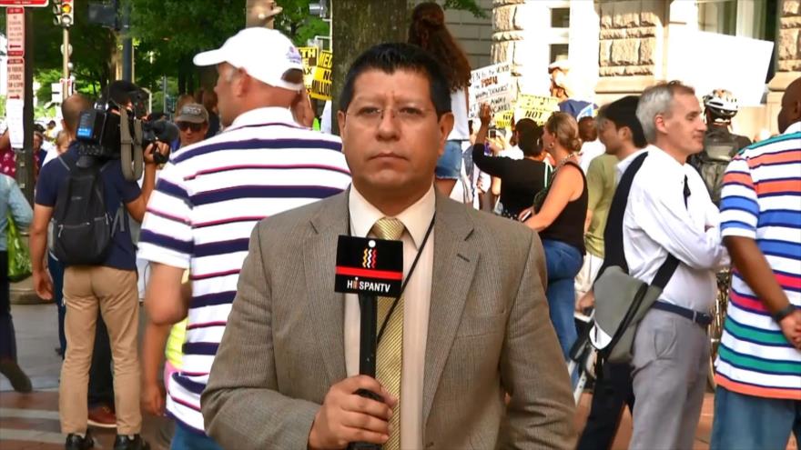 Trump se lanza a la reelección del 2020 en medio de protestas