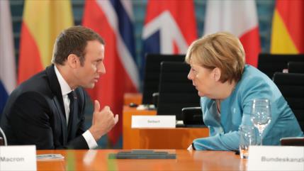 Merkel y Macron optan por dialogar con EEUU ante discrepancias