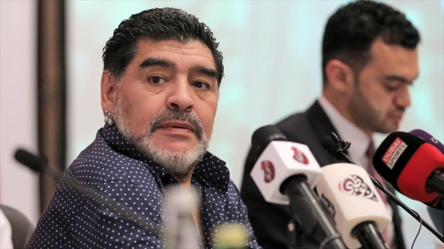 Para Maradona Trump es un ‘cómico’, un ‘dibujo animado’