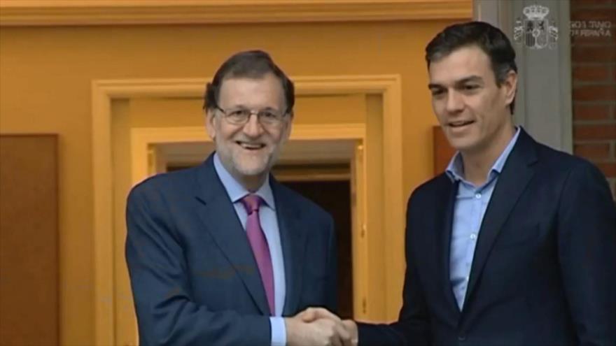 Rajoy y Sánchez coinciden en la ilegalidad del referéndum catalán