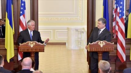 EEUU reafirma su apoyo al Gobierno de Ucrania frente a Rusia