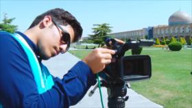 Irán - 1. El festival de cine infantil 2. La ciudad de Nayaf Abad 3. Escultura hecha con chatarra