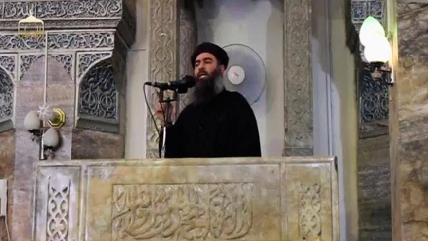 El líder del grupo terrorista Daesh, Ibrahim al-Samarrai, alias Abu Bakr al-Bagdadi.
