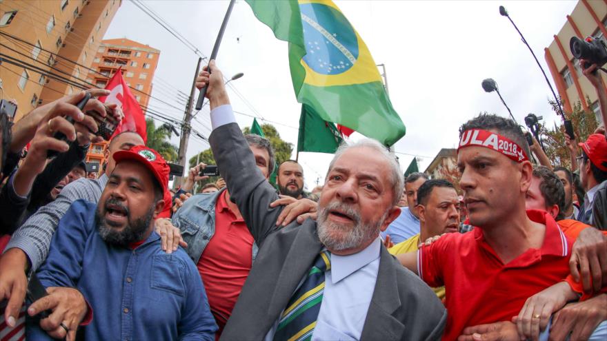 El expresidente de Brasil Luiz Inácio Lula Da Silva. 10 de mayo de 2017