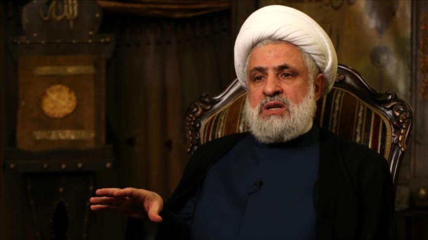El subsecretario general del Movimiento de Resistencia Islámica de El Líbano, (Hezbolá), el sheij Naim Qasem.