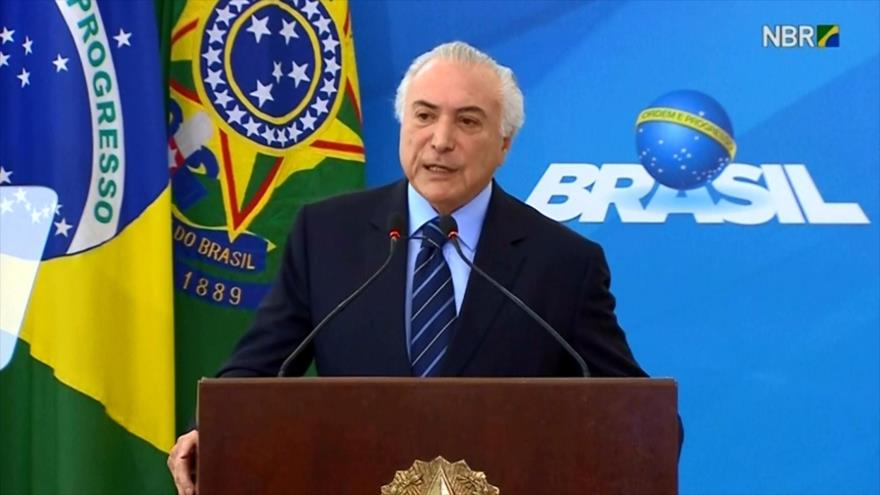 El Parlamento de Brasil rechaza la denuncia contra Temer