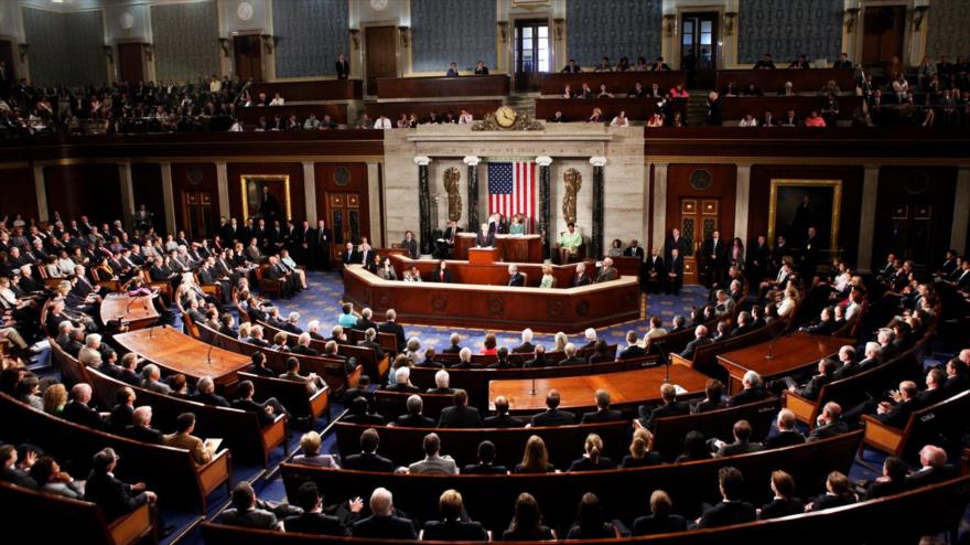 Una sesión de los diputados de EE.UU. en el hemiciclo de la Cámara.