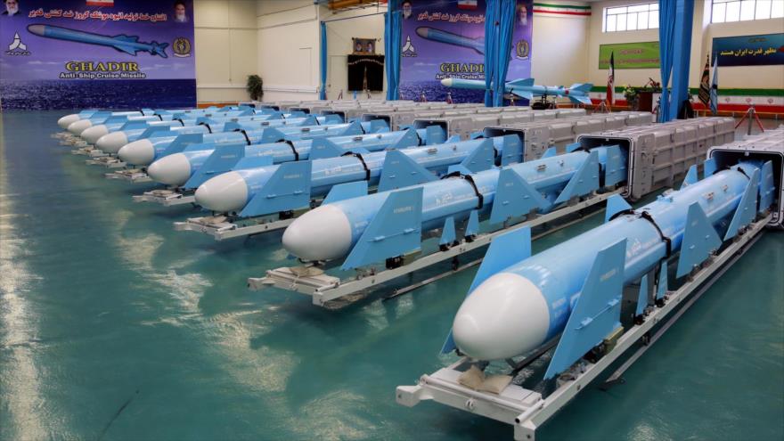 Misiles crucero Qadir, fabricados por los experos iraníes.