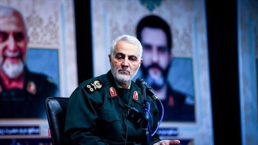 El general de división Qasem Soleimani, comandante de las Fuerzas de Quds del Cuerpo de Guardianes de la Revolución Islámica (CGRI), 18 de julio de 2017.