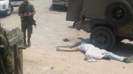 Policía israelí dispara y atropella a un palestino en Cisjordania