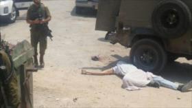 Policía israelí dispara y atropella a un palestino en Cisjordania