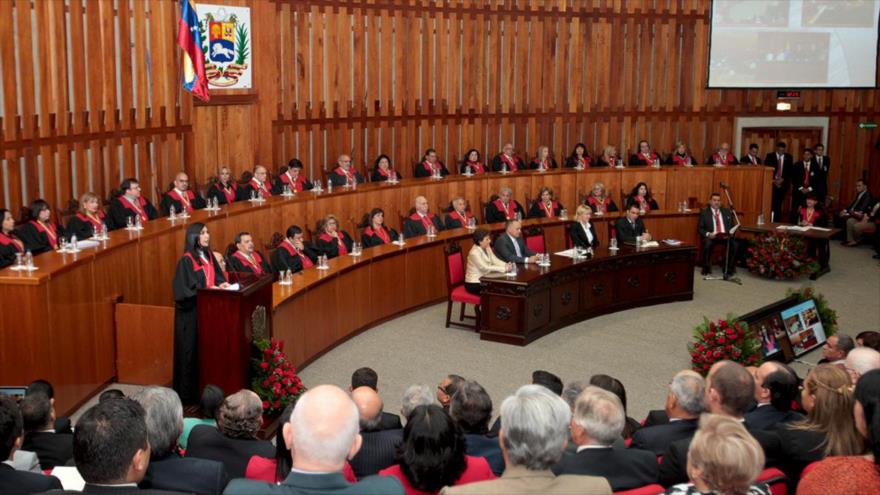 La sala del Tribunal Supremo de Justicia (TSJ) de Venezuela.