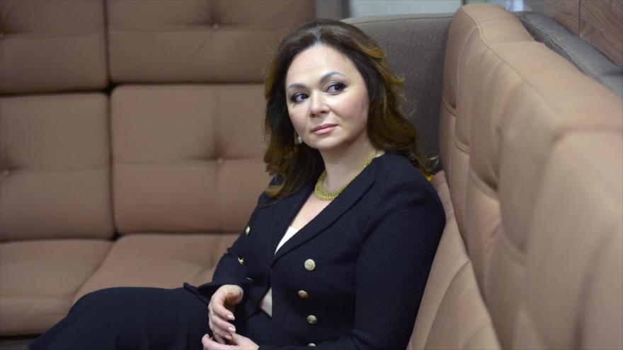 La abogada rusa Natalia Veselnitskaya durante una entrevista en Moscú, 8 de noviembre de 2016.