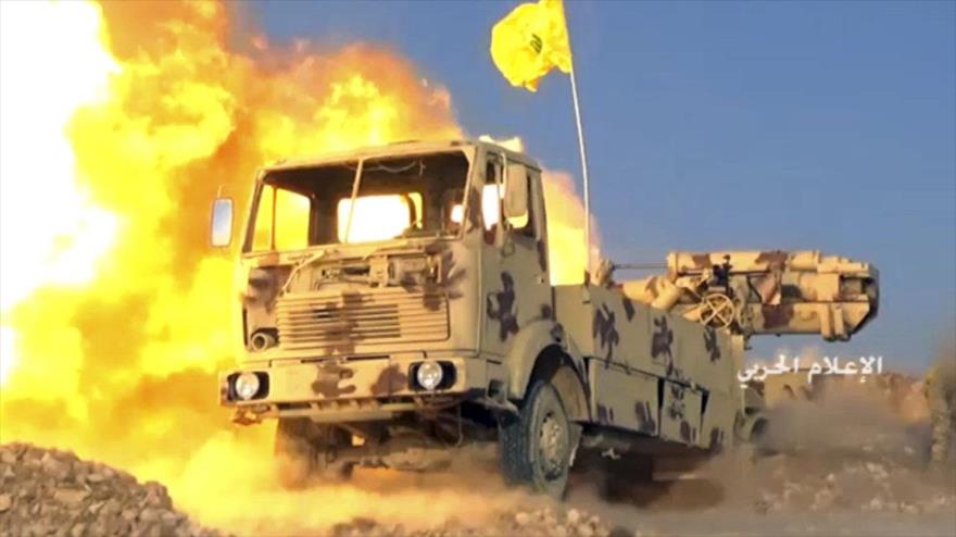 Vídeo: Hezbolá estrena su nuevo misil en ataques a frontera siria