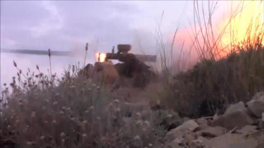 Fuerzas sirias y Hezbolá ganan terreno en Al-Qalamun 