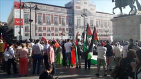 Españoles repudian agresiones israelíes contra palestinos